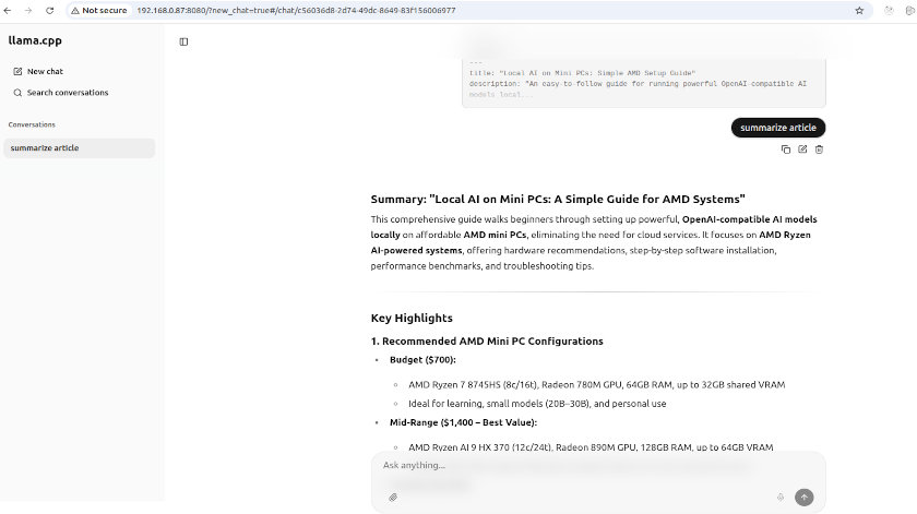 Local AI on Mini PCs: Simple AMD Setup Guide