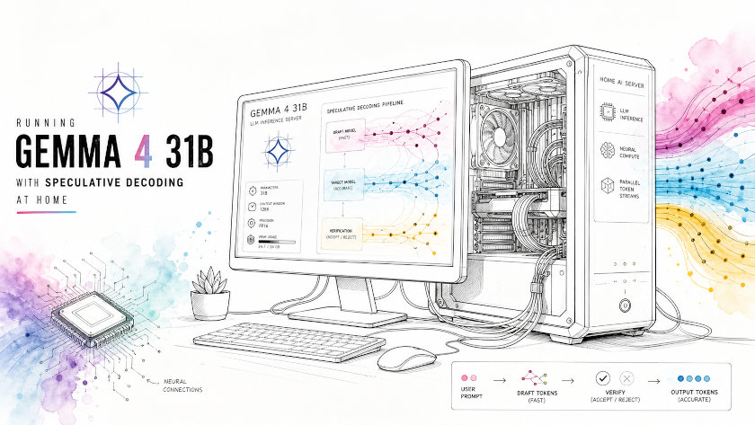 Running Gemma 4 31B Faster at Home with Speculative Decoding